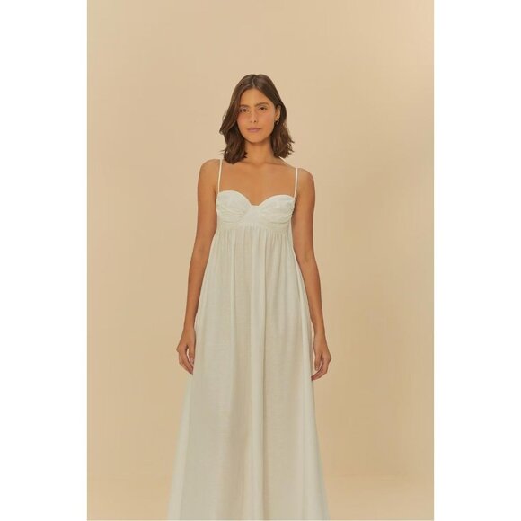 FARM Rio White Maxi Dress - Picture 2 of 15